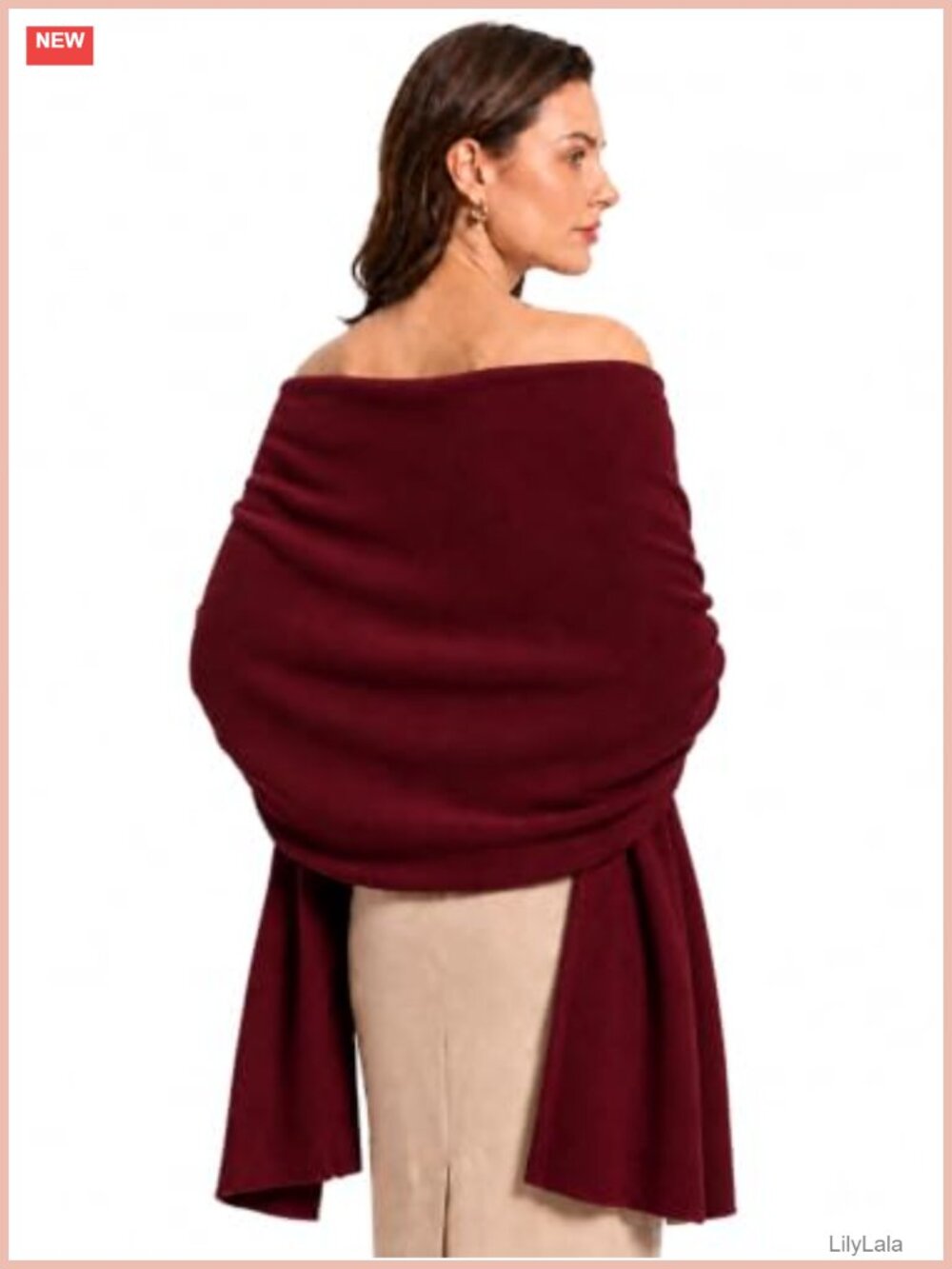 Pashmina Shawl Wrap, Women's Shawl for Weddings & Evening Dresses